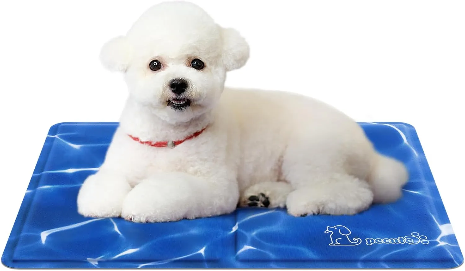 pecute Cooling Mat for Dogs and Cats (40 x 50 cm), Cooling Mat for Dogs and Cats with Non-Toxic Gel, Self-Cooling Cushi…