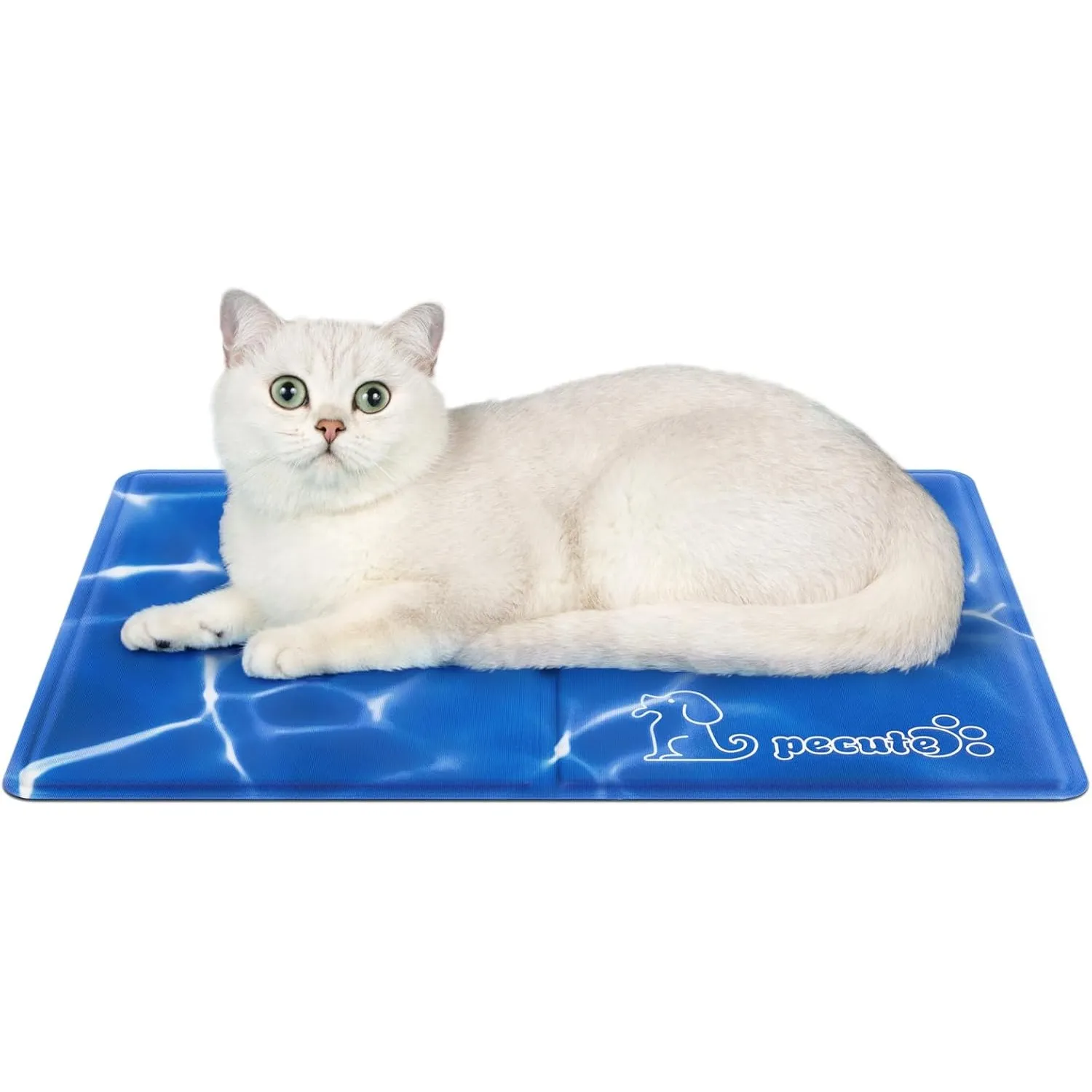 pecute Kühlmatte Hunde Katzen(30 * 40cm), Kuhlmatte für Hund und Katze mit Ungiftiges Gel,Selbstkühlende Kissen, Kühl H…