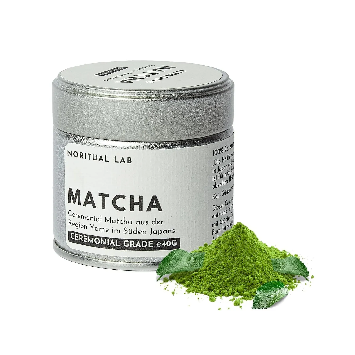 Ceremonial Matcha - Reines Matcha Pulver aus Japan - Ceremonial Grade - Original Matcha Grüntee - Erste Ernte - 100% Na…