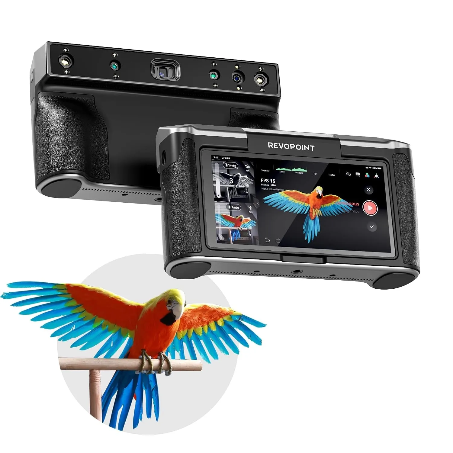 Revopoint MIRACO Pro Handheld 3D-Scanner, Präzision bis zu 0,02 mm, 32GB