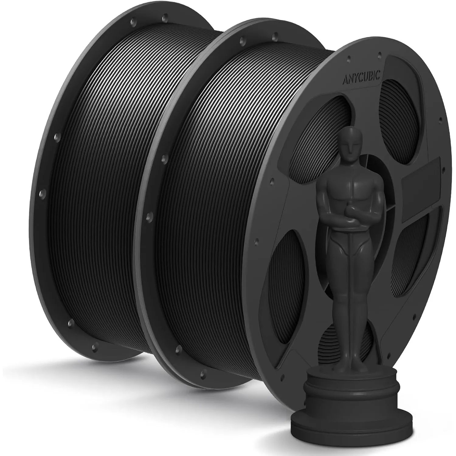 ANYCUBIC PLA+ Filament 1.75mm, PLA Plus, Hohe Zähigkeit, 2KG Schwarz | Hohe Schlagfestigkeit, Für den Druck funktionale…