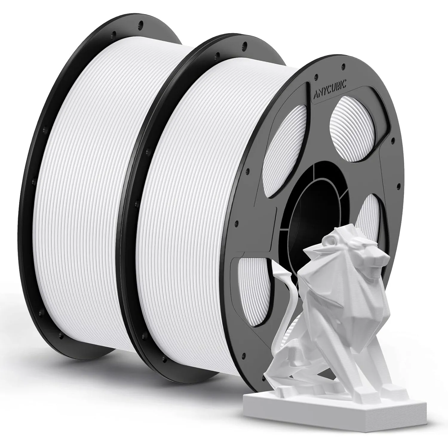 ANYCUBIC PETG Filament 1,75 mm, 2kg Weiß 3D-Druck-Filament für 3D-Drucker, Maßgenauigkeit +/- 0,02 mm, Vakuumverpackung…