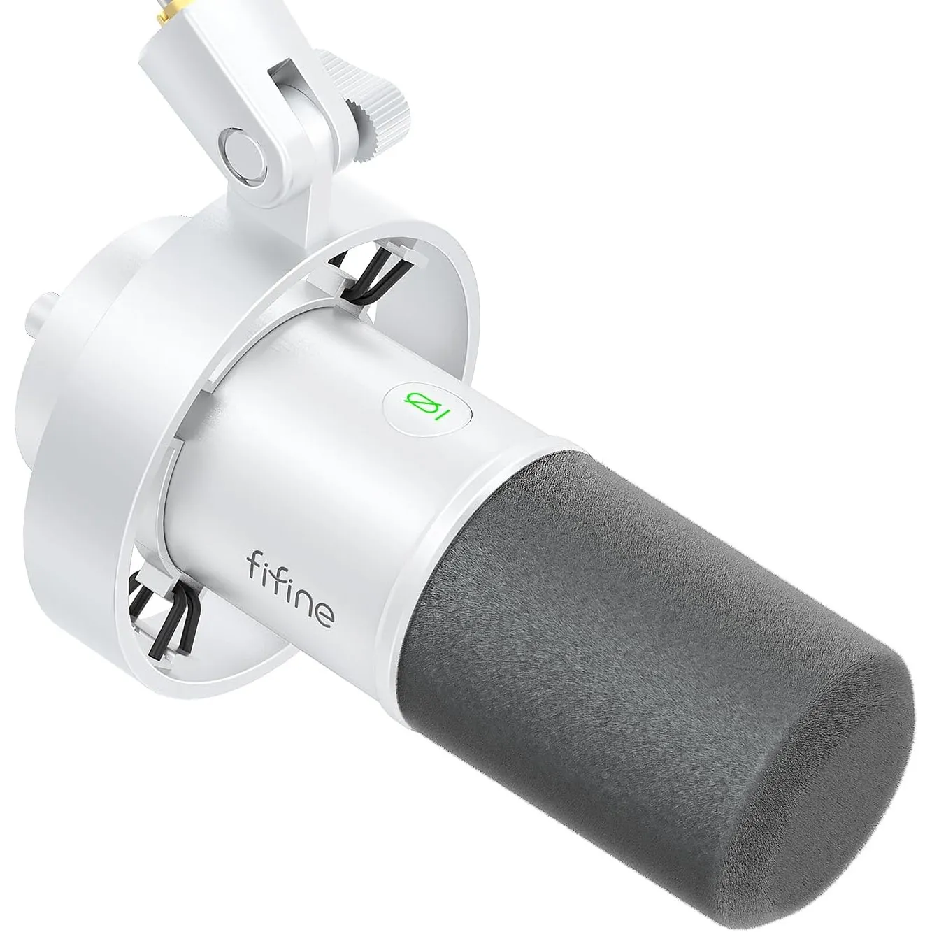 FIFINE XLR/USB Dynamic Microphone for Podcast, Vocal Recording, PC Mic with Mute Switch, Headphone Jack, Gain Control, …
