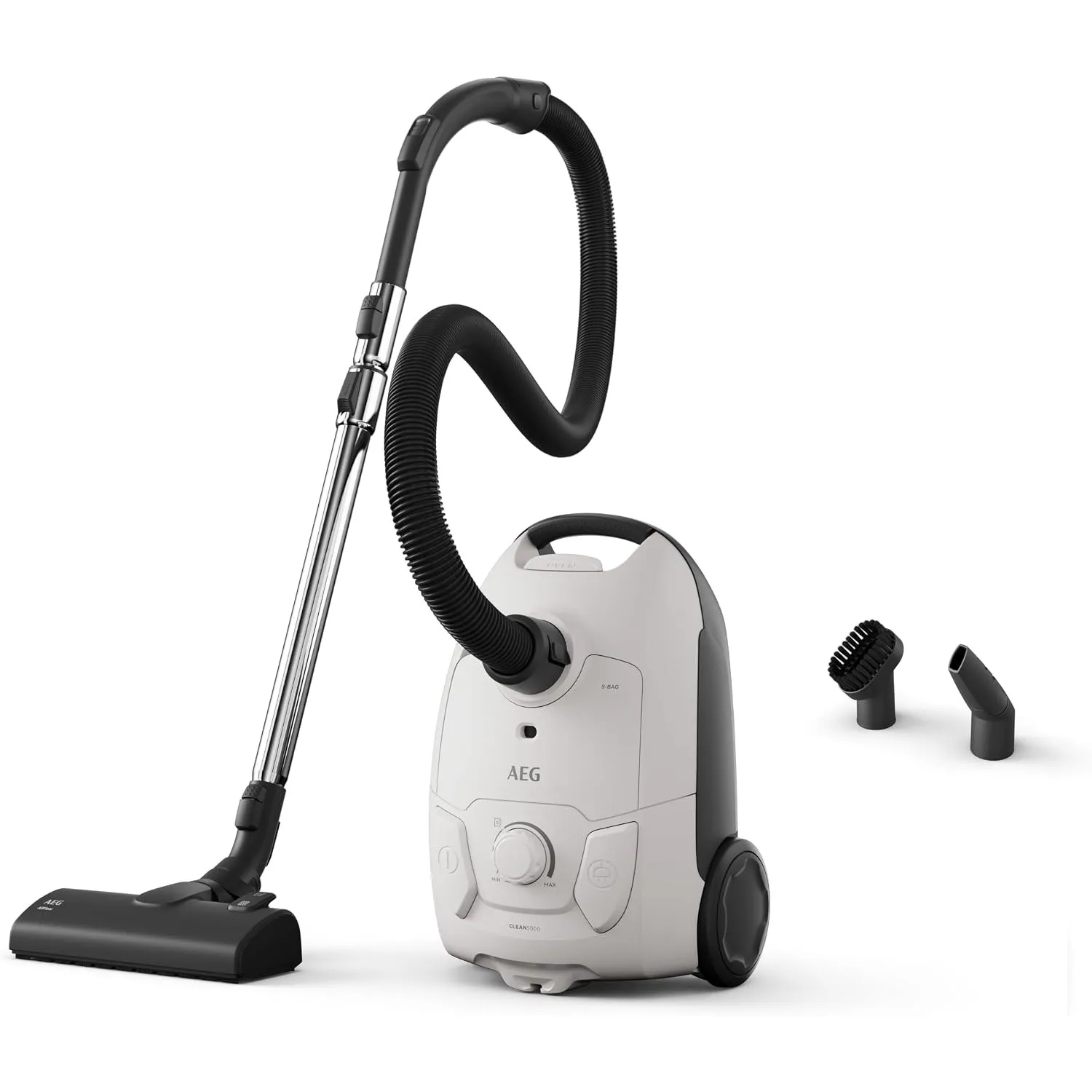 AEG CLEAN 5000 Staubsauger mit Beutel, kompakt und leicht, 750 W, AB51C1SW