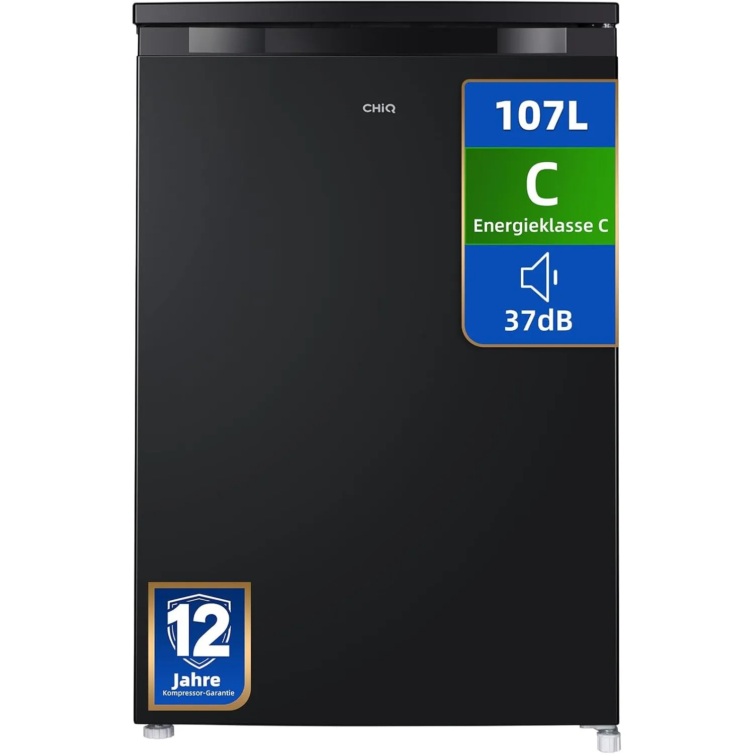 CHiQ Kühlschrank mit Gefrierfach(-24℃), 107 L, 85 cm Höhe, 87 kWh/Jahr