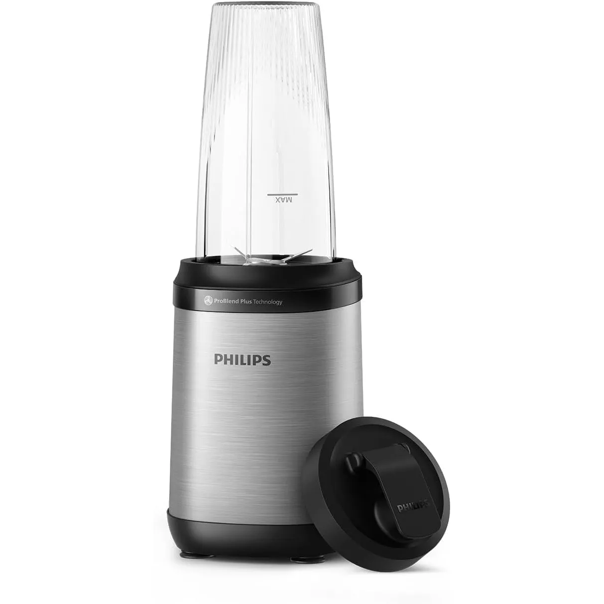 Philips 5000 Series Standmixer - Mini Smoothie Maker, Abnehmbare Klingen, 700ml Becher, ProBlend Plus-Technologie, Leic…