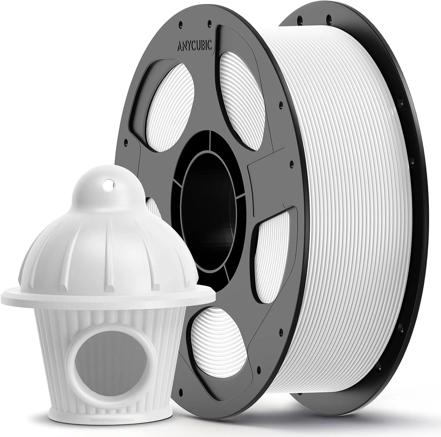 ANYCUBIC PETG Filament, 3D Drucker Filament, 1.75mm Filament PETG Weiß 1kg