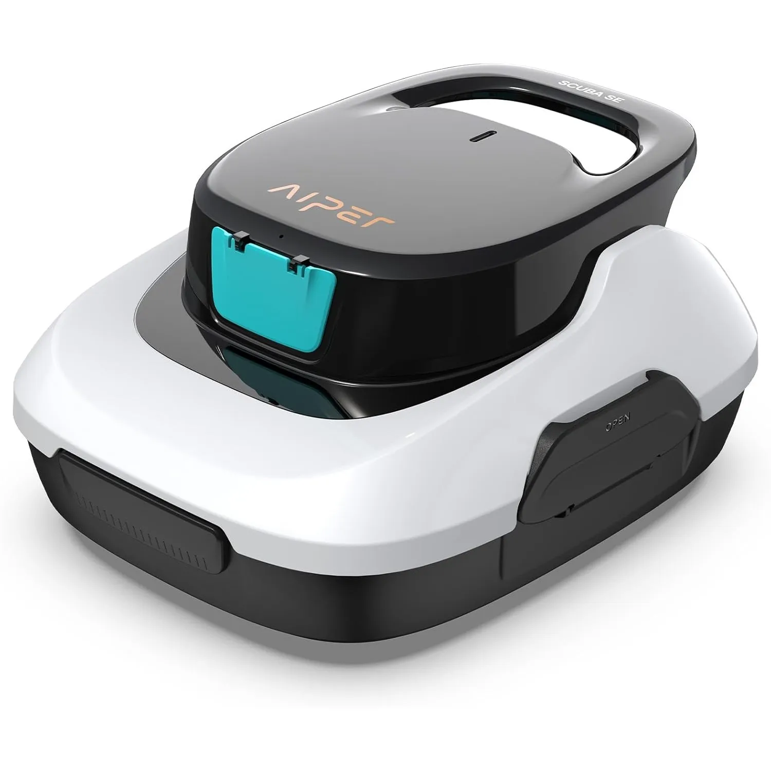 AIPER Scuba SE Poolroboter Akku, Kabelloser Poolsauger mit 90 Min. Laufzeit, Automatisches Parken, Kompakter Poolreinig…