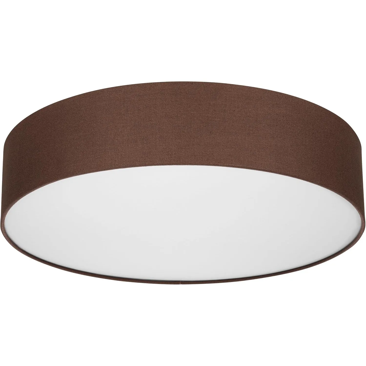 REV Deckenleuchte - Deckenlampe rund 50cm mit Stoff-Lampenschirm im Vintage-Look – ideal für Schlafzimmer & Wohnzimmer,…