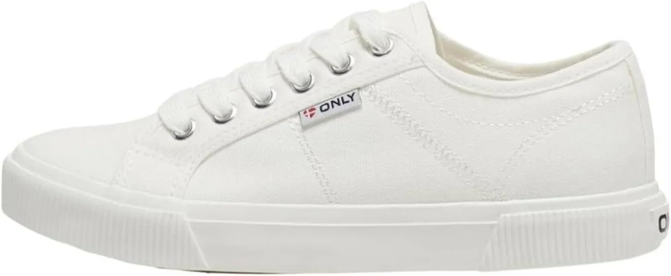 ONLY NoosOnlnicola Women's Canvas Trainers Noos