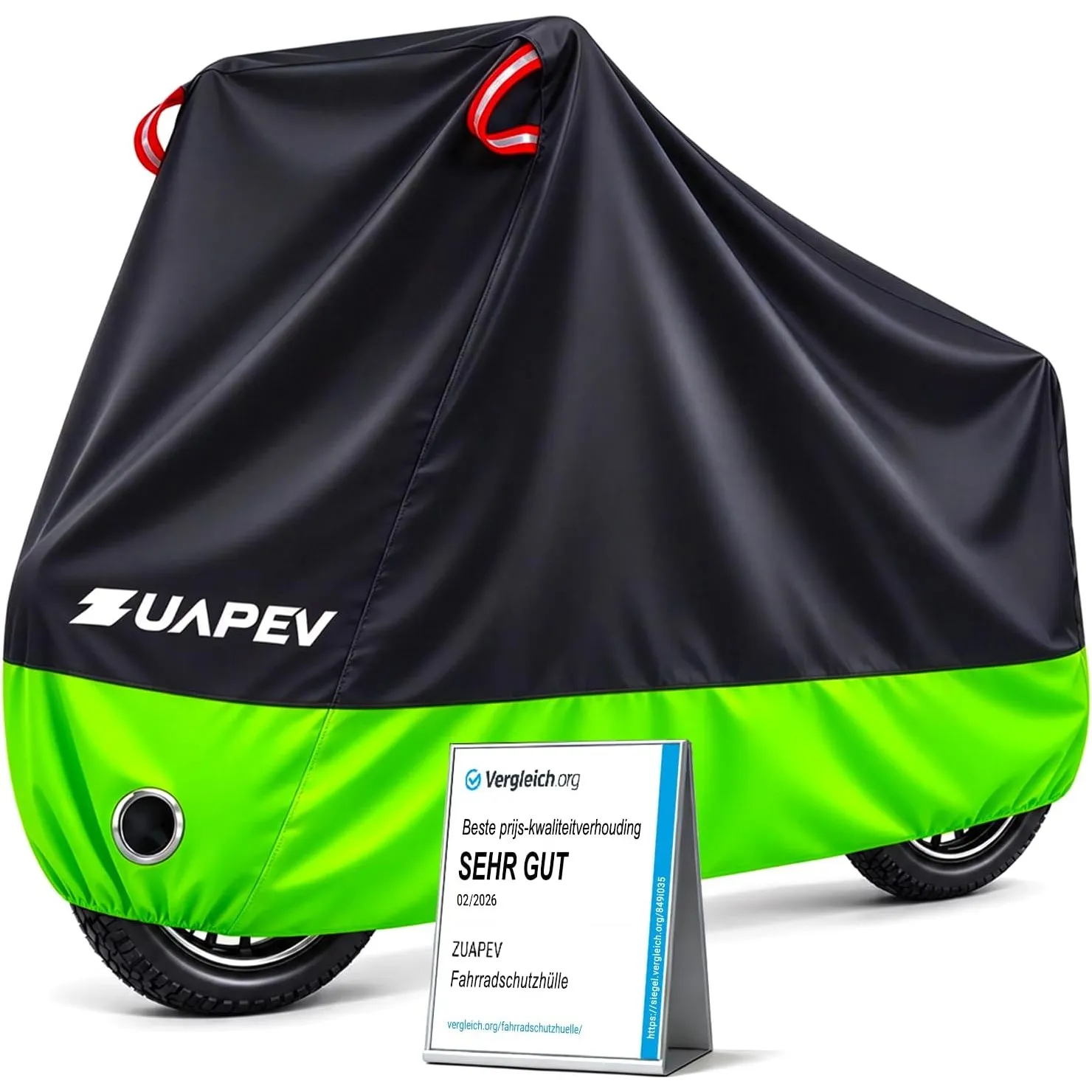 ZUAPEV® Fahrradabdeckung Wasserdicht für 1 Fahrrad, Fahrradgarage Outdoor