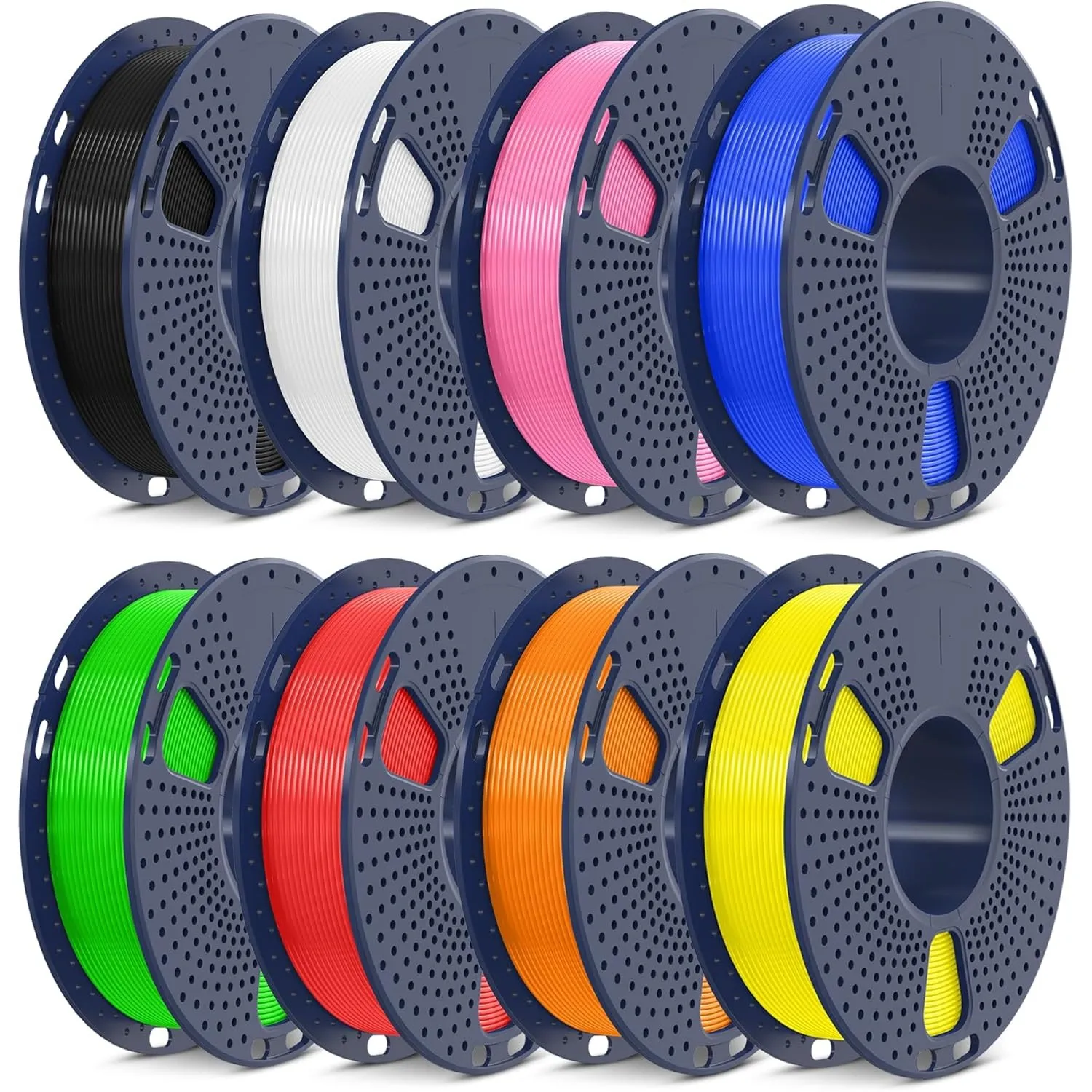 SUNLU 250g*8 PLA Filament Schnell Drucken 1.75 mm, Bündel 3D Drucker Filament, Maßgenauigkeit +/- 0.02 mm, 8 Rollen 0.2…