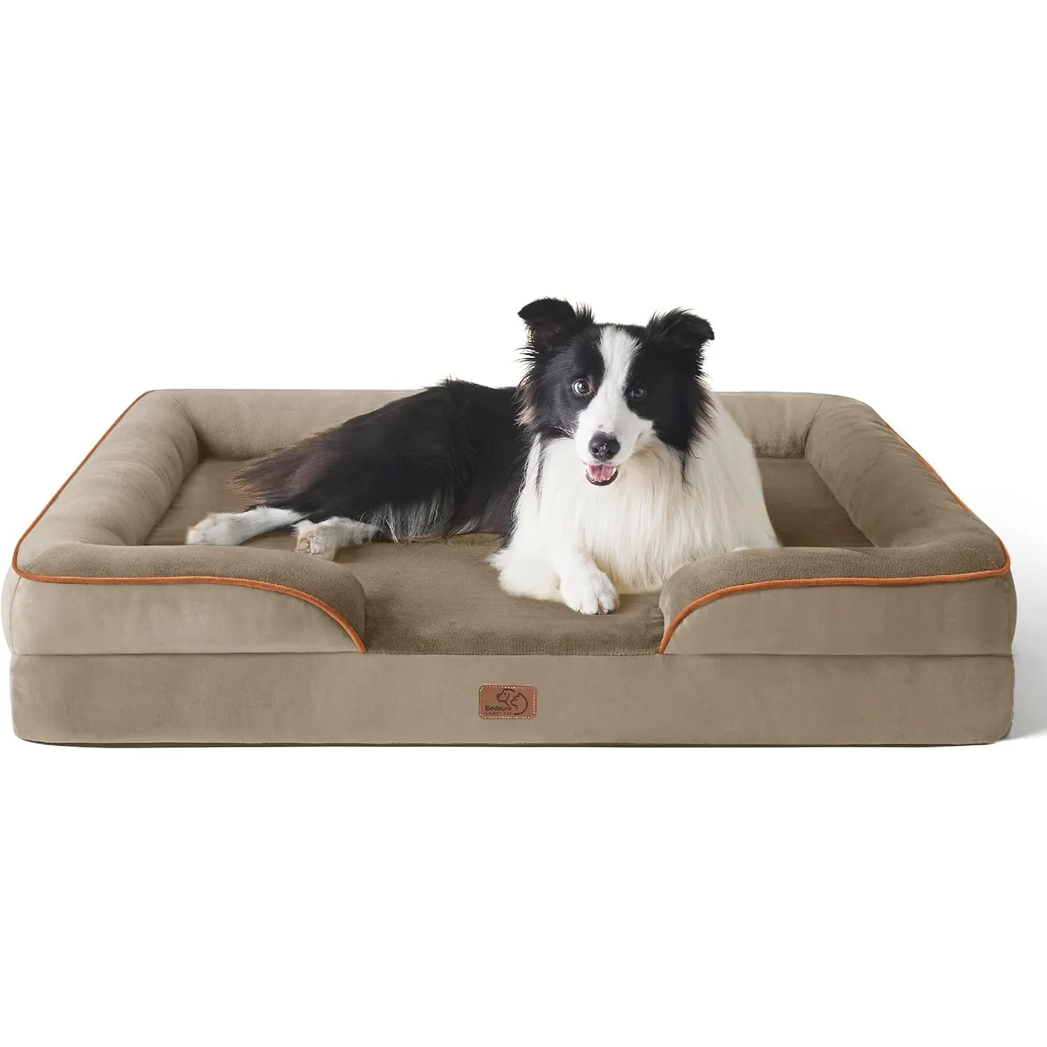 BEDSURE orthopädisches Hundebett ergonomisches Hundesofa, 89x63cm