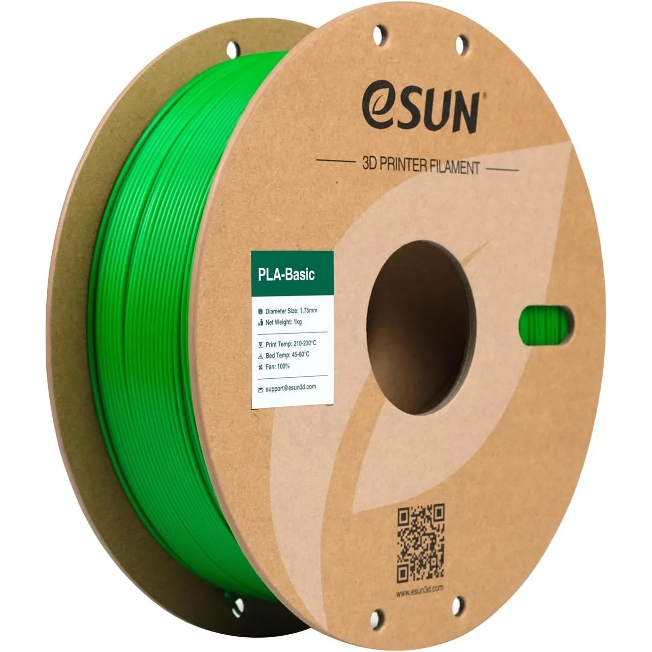 eSUN PLA Filament 1.75mm, PLA Basic 3D Drucker Filament Maßgenauigkeit +/- 0.03mm, 1KG Spule (2.2 LBS) Super Speedy PLA…