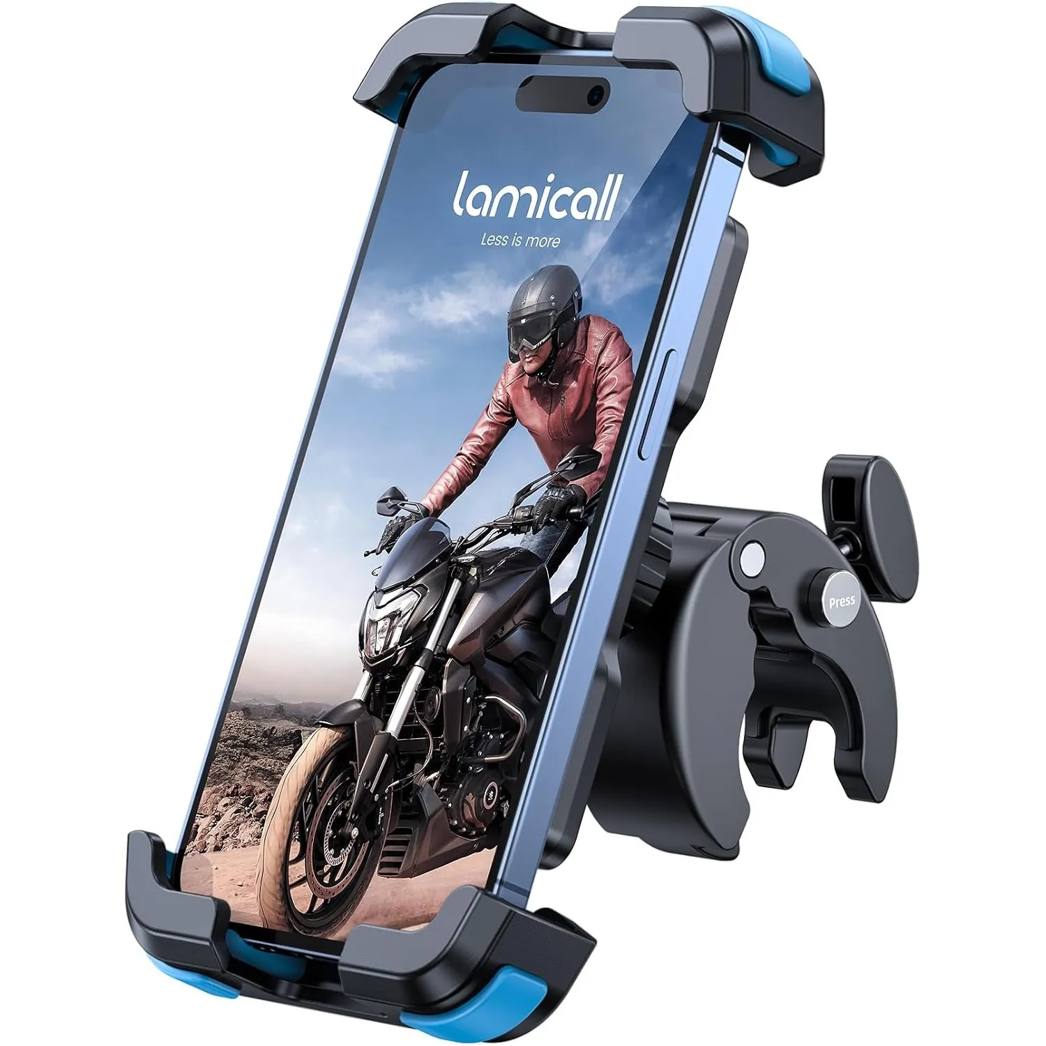 Lamicall Handyhalterung Motorrad, Handyhalter Fahrrad Lenker Halterung
