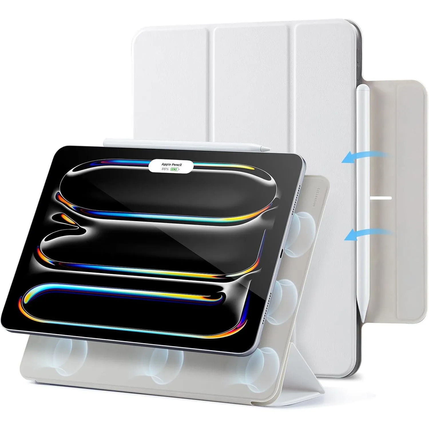 ESR für iPad Pro 13 Zoll Hülle M5/M4 (2025/2024), Rebound Serie, Weiß