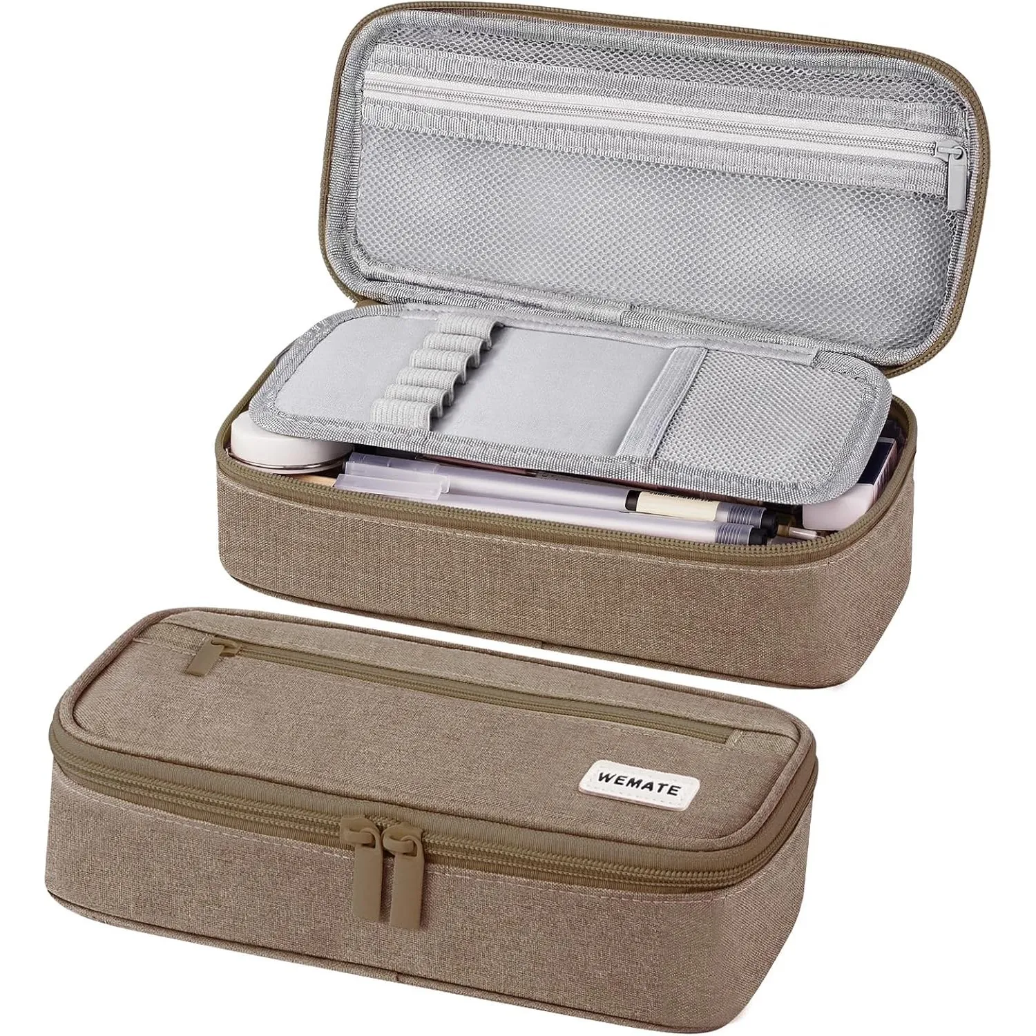 WEMATE Federmäppchen Federtaschen Mäppchen Etui Stifte 5 Fach, Große Kapazität Pencil Case Großes Federmäppchen Tasche …