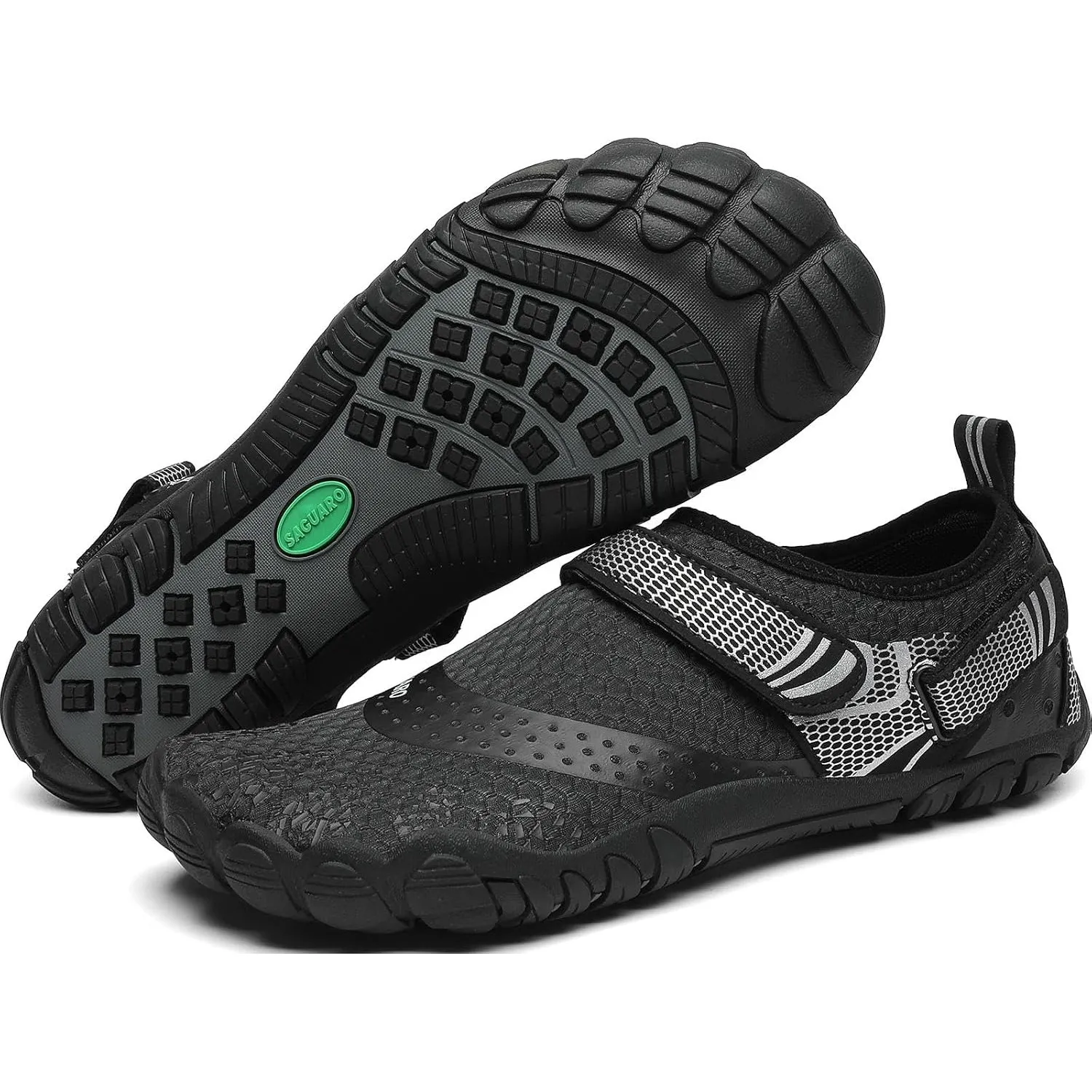 SAGUARO Badeschuhe für Herren Damen - 7/9 Drainagelöcher Schnelltrocknende rutschfest, Gr 35-48