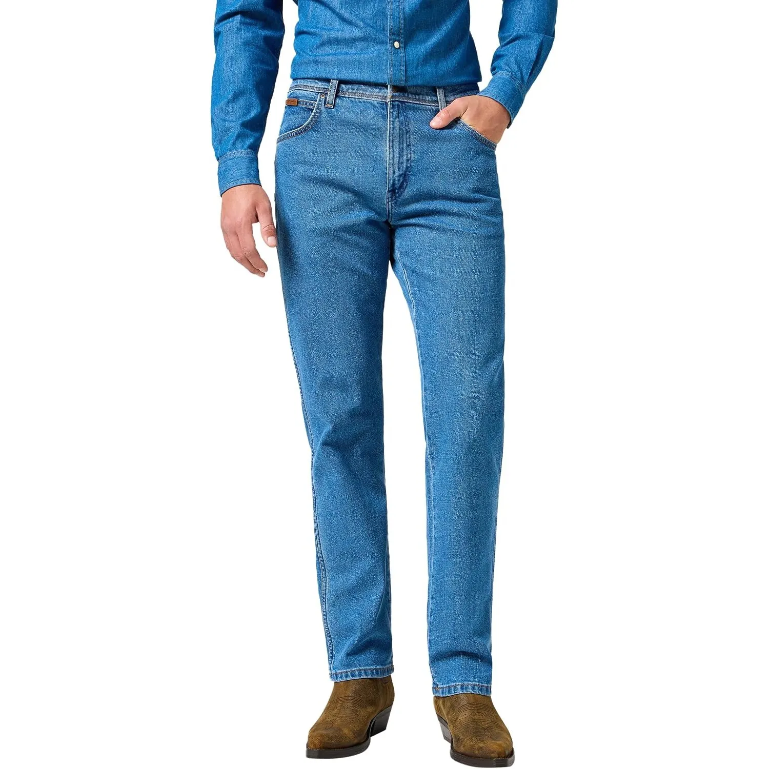 Wrangler - Jeans Herren - Authentic Straight Fit - Texas - Darkstone