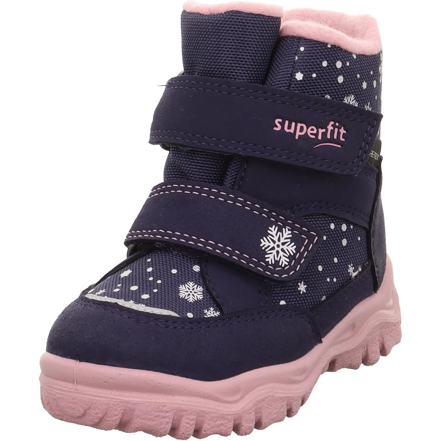 Superfit Mädchen Husky1 Gore-tex 1-006045 Stiefel, Blau Rosa 8020, 27 EU