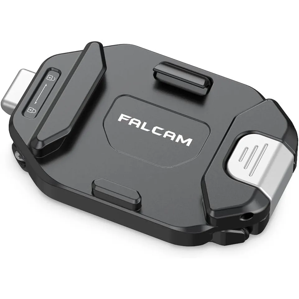 FALCAM F38 Kamera Clip V2 mit Schnellschuhbasis, 38mm Arca-Swiss-kompatibel, Schnellmontage-Stativzubehör, Aluminium, f…