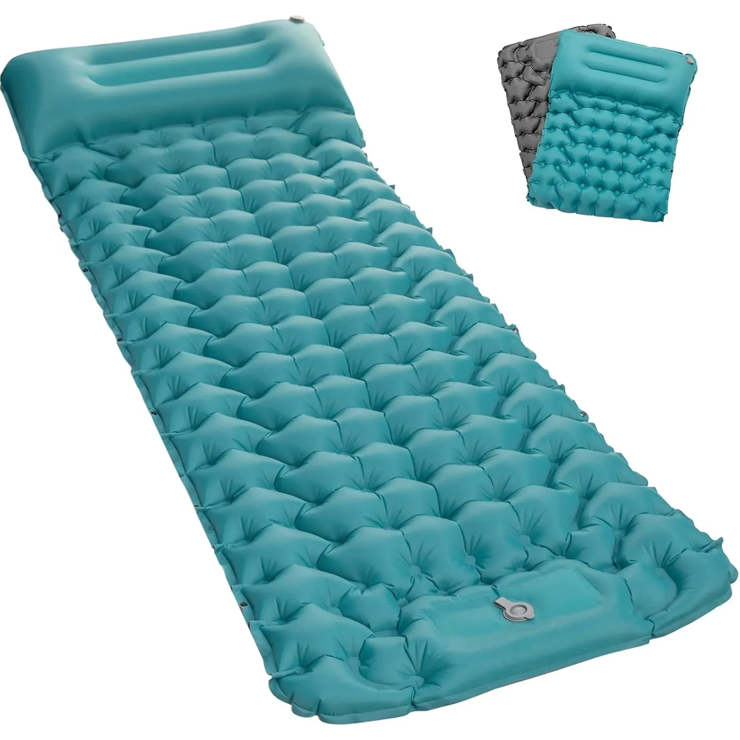 Satisure Wasserdicht Isomatte Camping Aufblasbare Matratze, Camping Matratze Outdoor, Ultraleicht Luftmatratze mit Fußp…