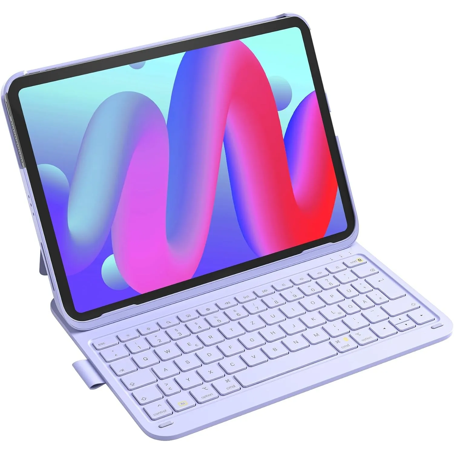 Inateck Hülle mit Tastatur für iPad 11(A16)/10. Gen, Ultraleicht 427g