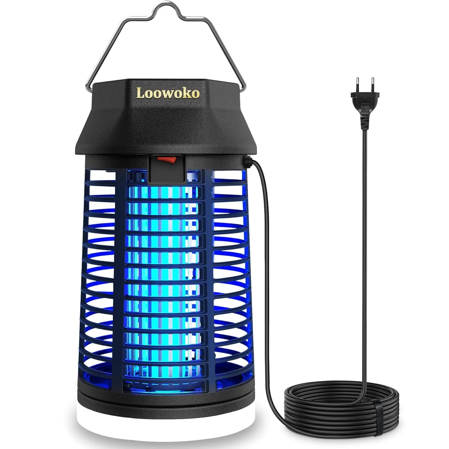 Insektenvernichter Elektrisch, 4200V Mückenlampe Mit LED-Licht, Wasserdicht Fliegenfalle Elektrisch Mosquito Killer, An…