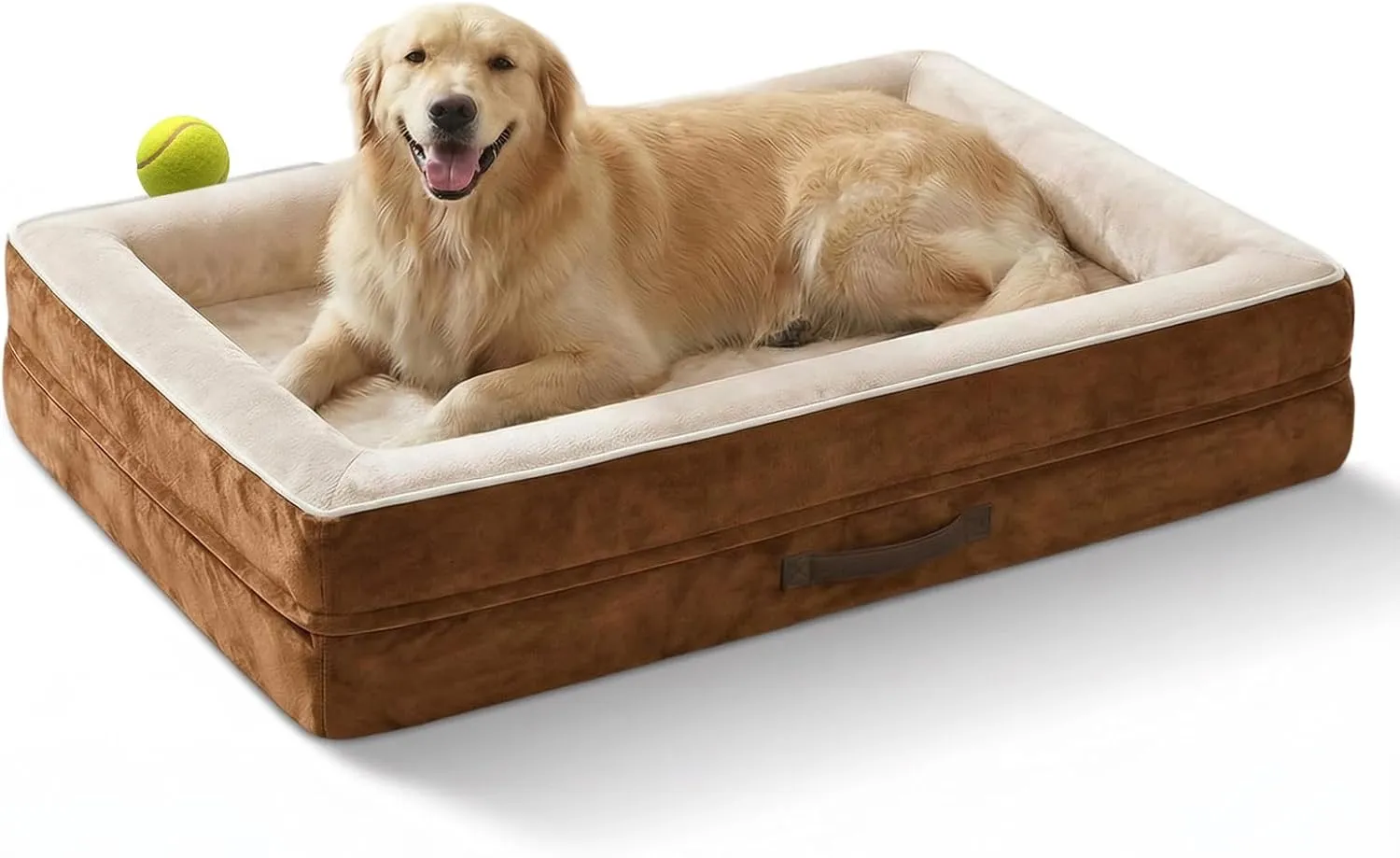 Upvilla Orthopaedic Dog Bed XL, Dog Basket Washable with Egg-shaped Crate Foam, Waterproof Dog Sofa with Non-Slip Under…