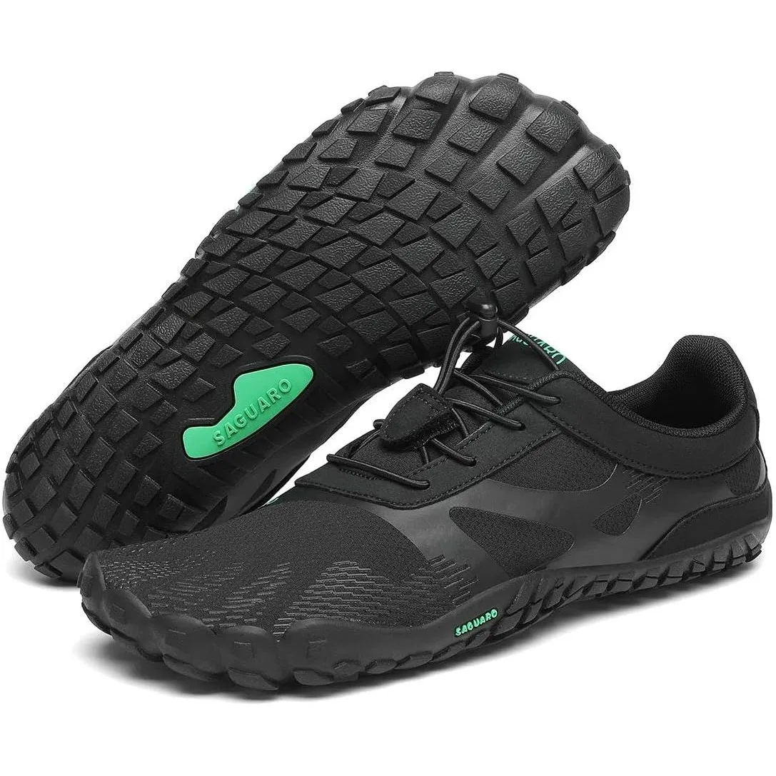 SAGUARO Unisex Barfußschuhe mit Breiter Zehenbox und Zero-Drop Solhe - Weich rutschfest Atmungsaktiv
