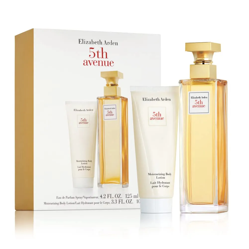 Elizabeth Arden - 5th Avenue, Geschenkset für Frauen: Eau de Parfum: Eau de Parfum 125 ml + Körpercreme 100 ml, Muttertagsgeschenke für Frauen