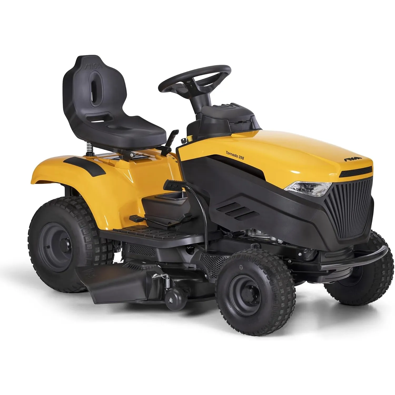STIGA Tornado 398 Benzin-Gartentraktor - 432cc ST 450 Motor, 98cm Mähdeck, Hydrostatisches Getriebe, Seitenauswurf & Mu…