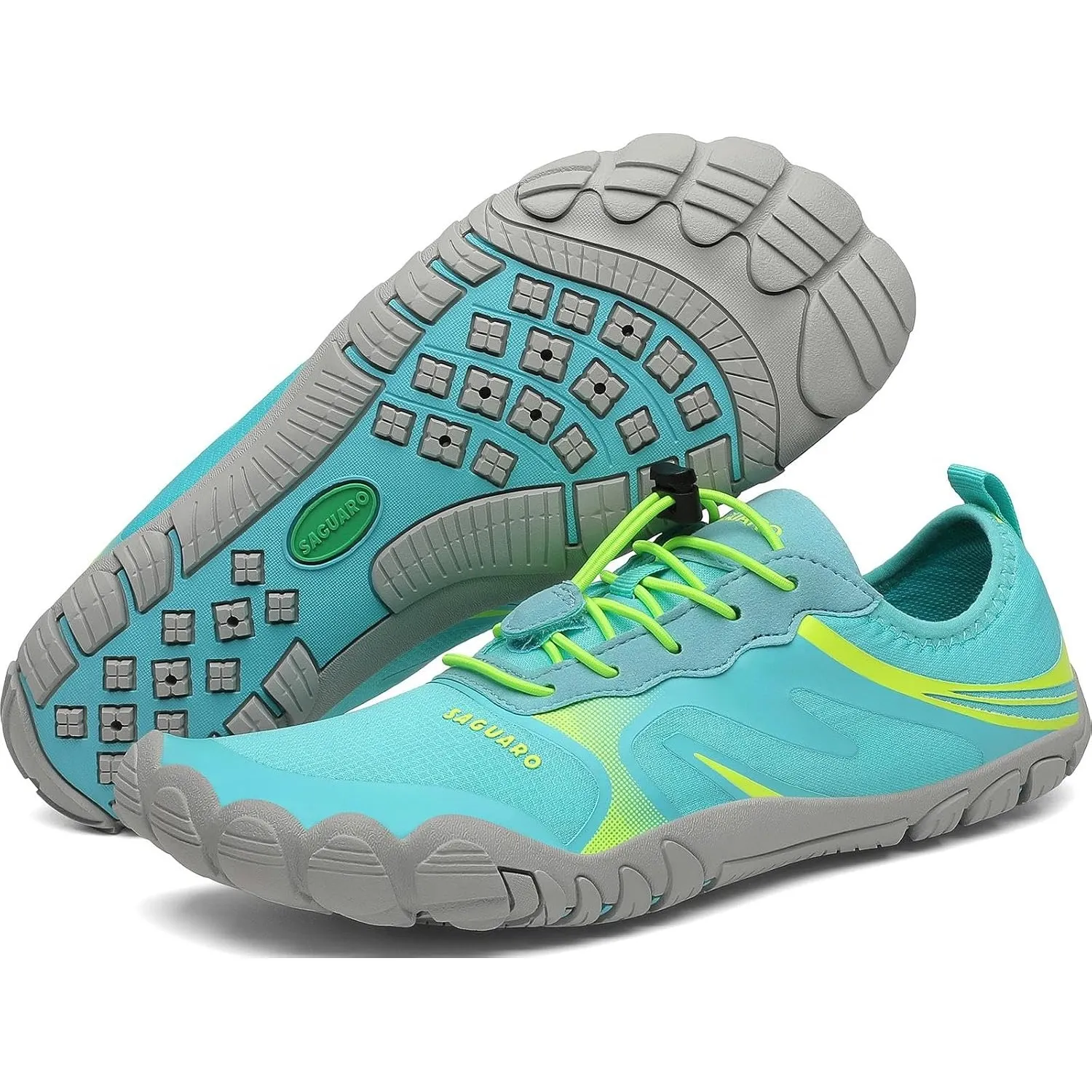 SAGUARO Badeschuhe für Herren Damen - 7/9 Drainagelöcher Schnelltrocknende rutschfest, Gr 35-48