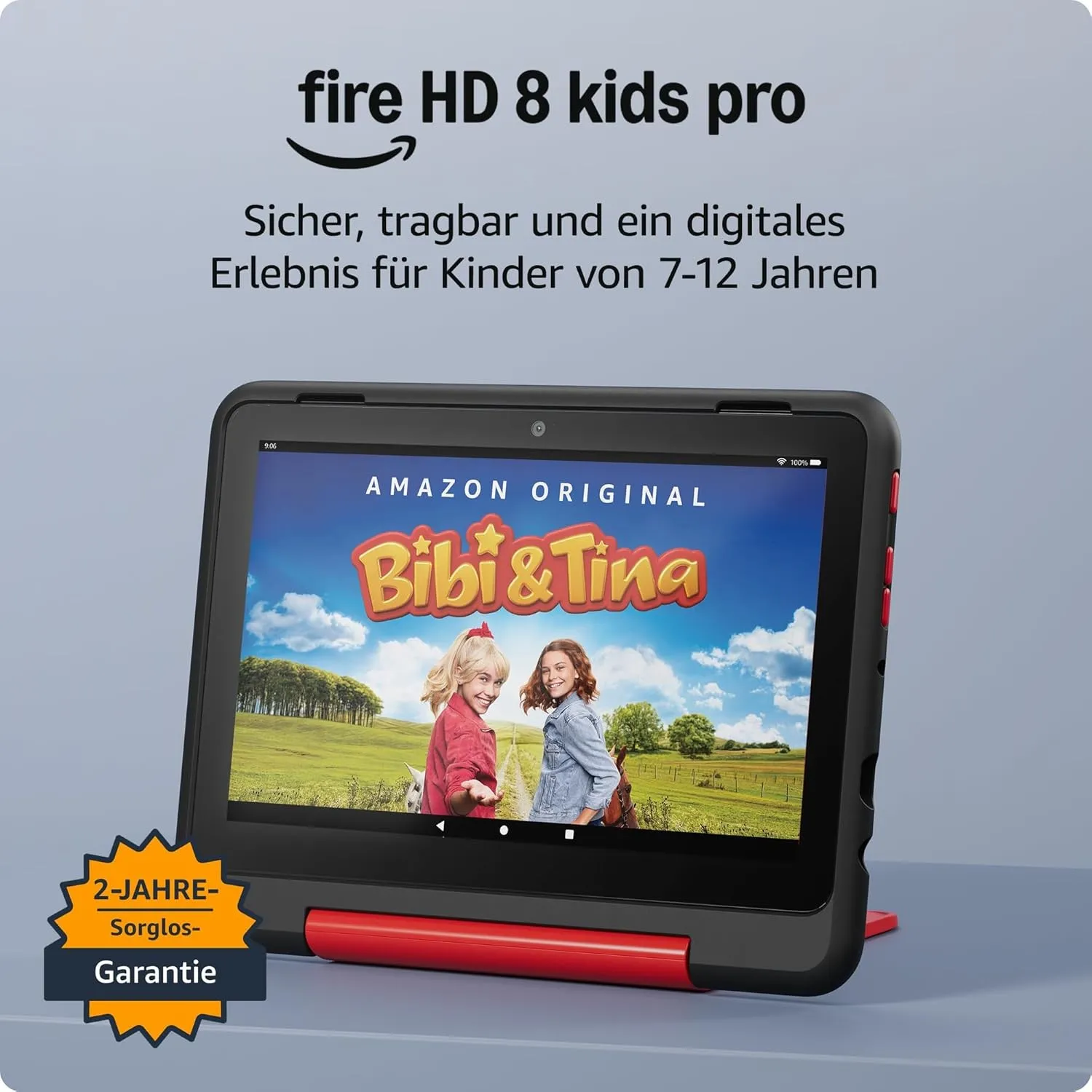 Amazon Fire HD 8 Kids Pro-Tablet (Neueste Generation), für Kinder von 6-12 J. | 3 GB RAM, 8-Zoll-HD-Bildschirm, werbefr…