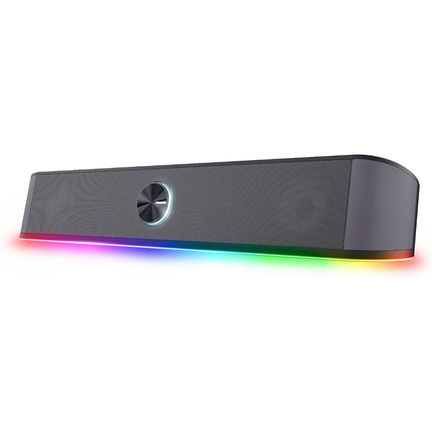 GXTrust Rhox PC Soundbar mit RGB Beleuchtung 12W (6W RMS), Grau