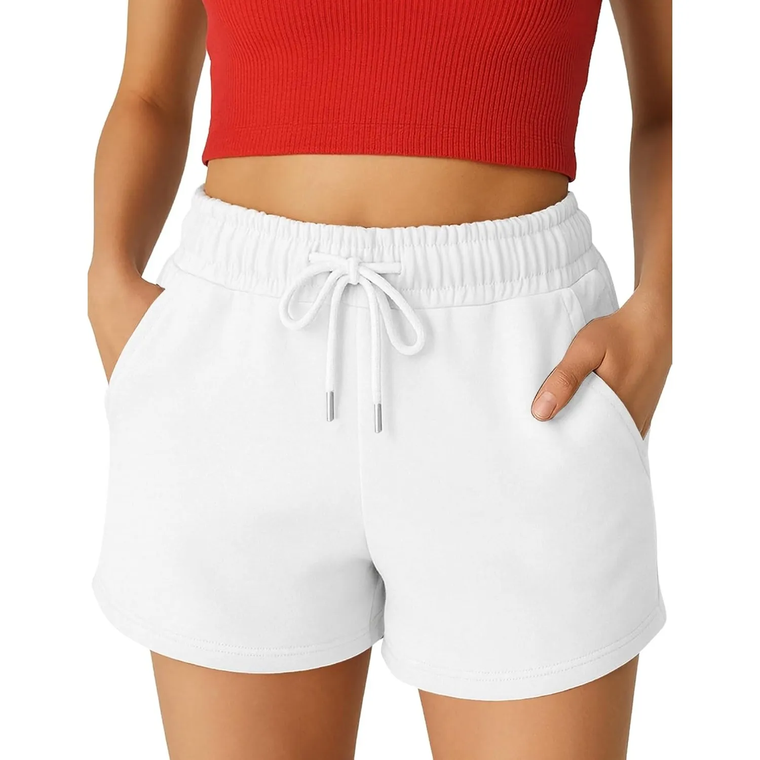 ROSS CAMP Kurze Hose Damen – Shorts Damen Sommer, Kurze Sporthose Laufshorts, Trainingshose Women Hosen Kurz Laufhose