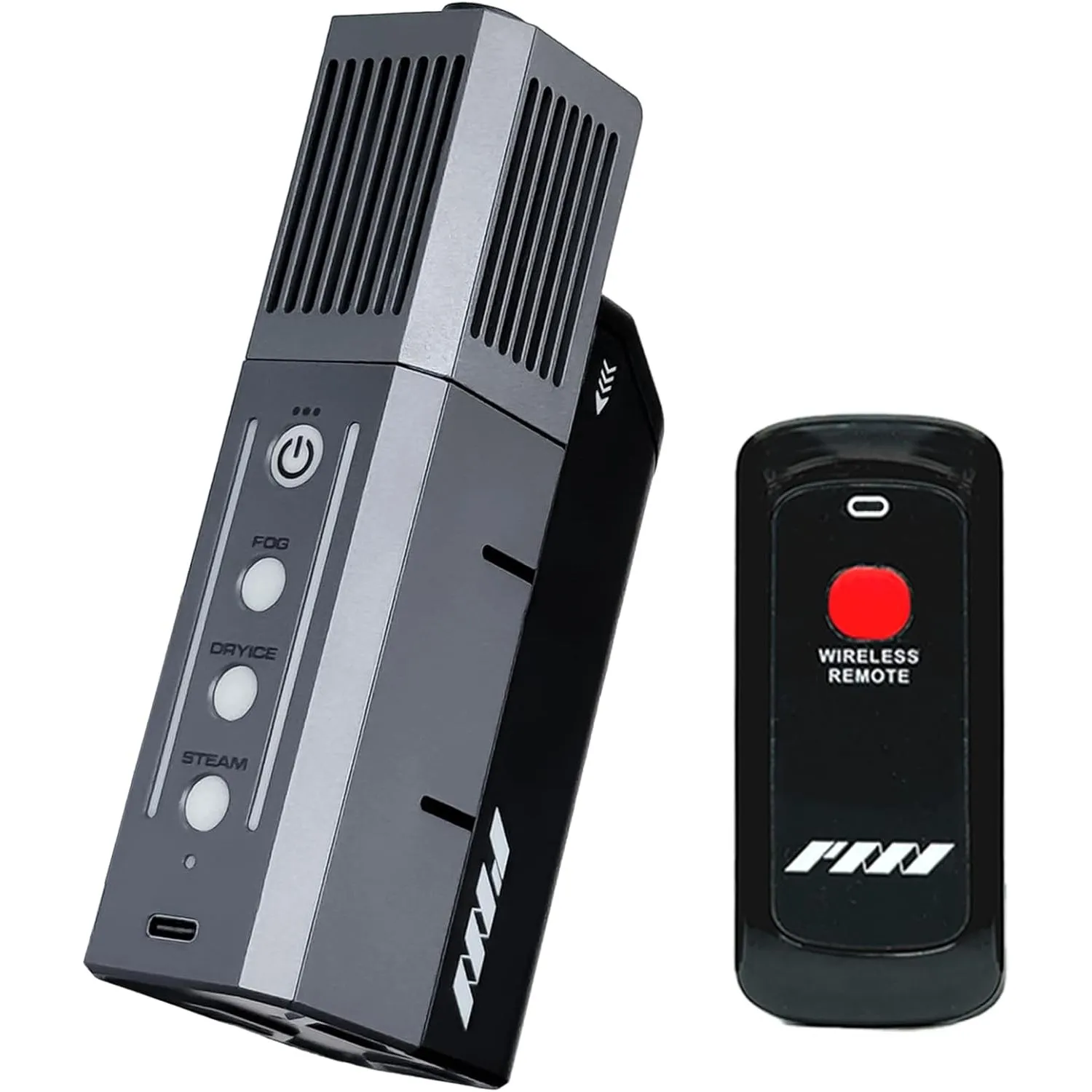 PMI SmokeNINJA Tragbare Nebelmaschine, tragbare kabellose Rauchmaschine mit Fernbedienung für Fotografie, Veranstaltung…