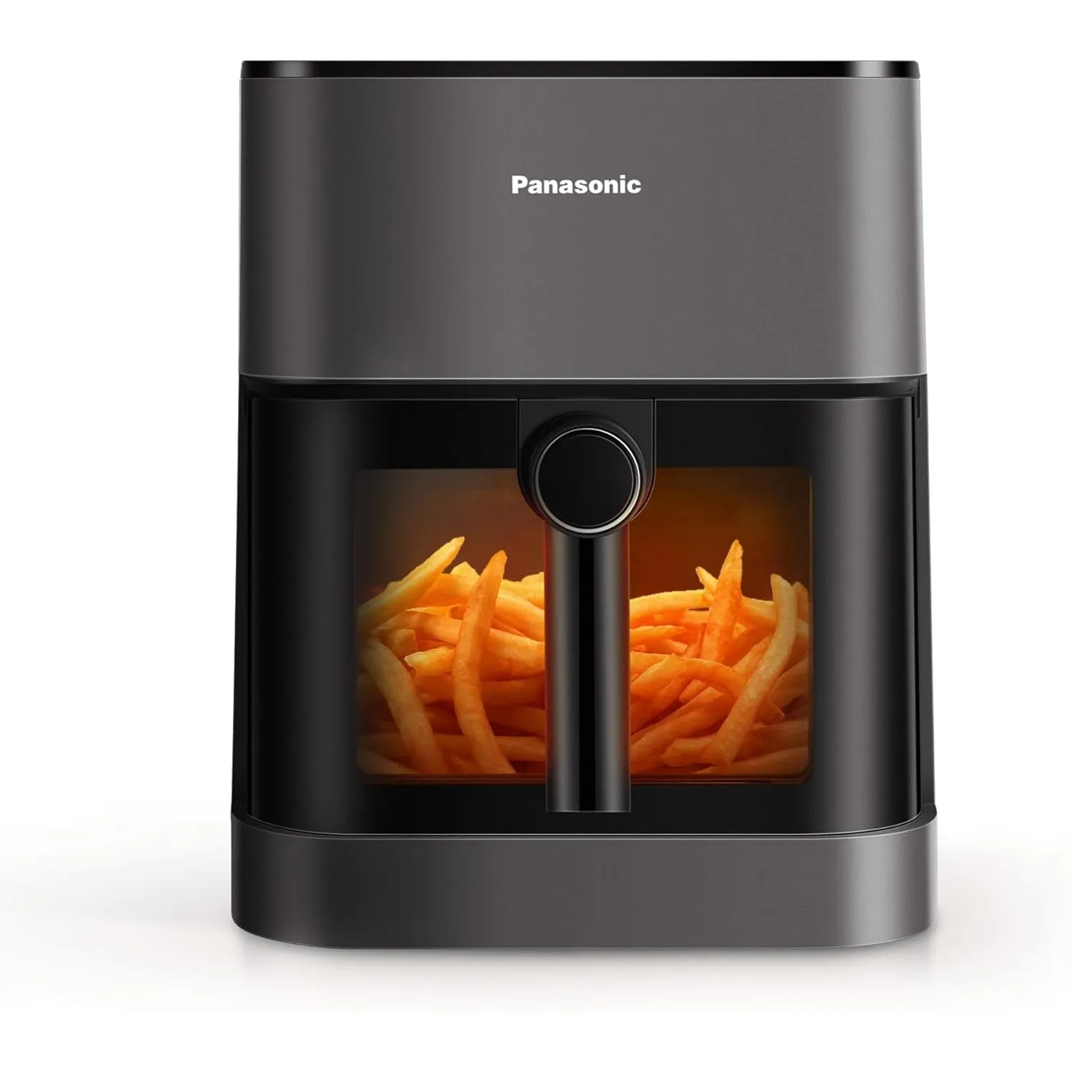Panasonic NF-CC500SXE Air Fryer mit Sichtfenster, 5 l, 80–200 °C, ETM Award 2024, digitaler Timer & LCD-Display, sanfte…