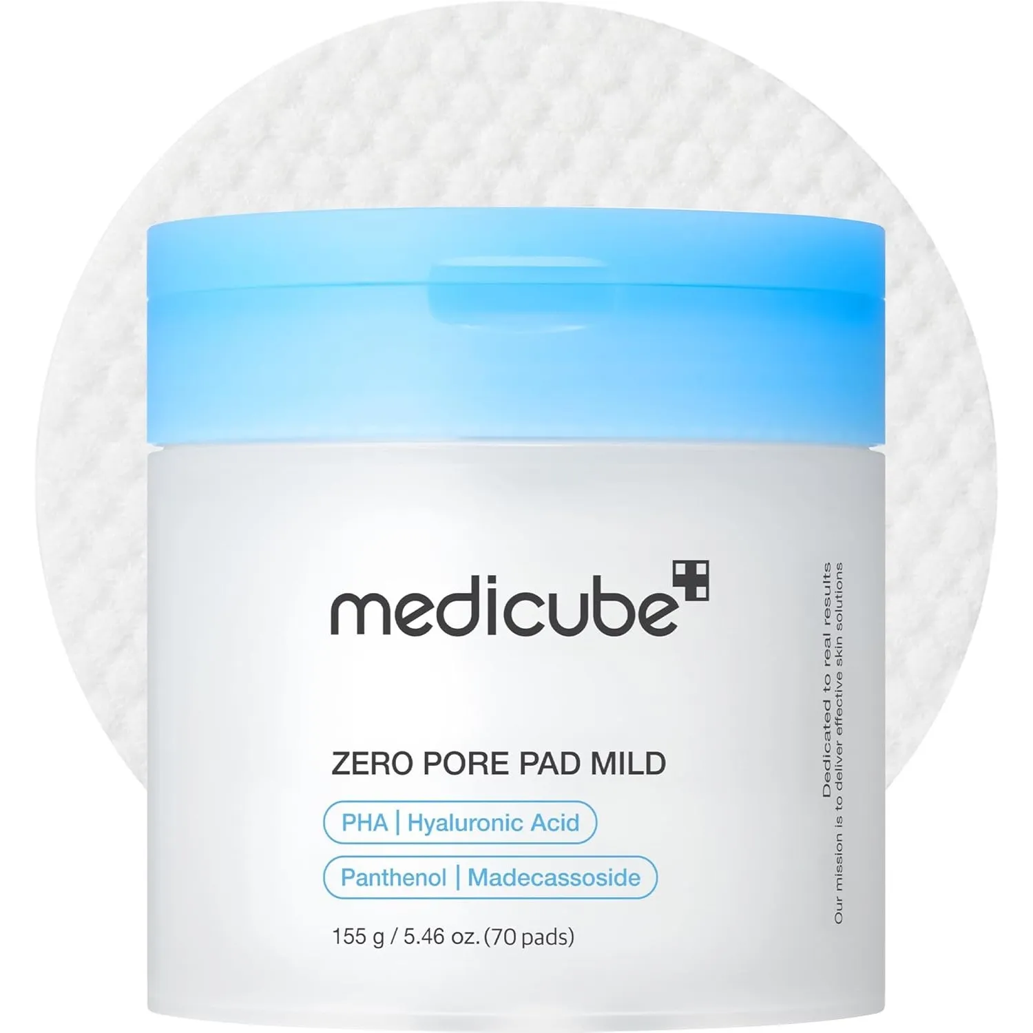 medicube Zero Pore Pad Mild 2.0 Sanfte Peeling Tonerpads