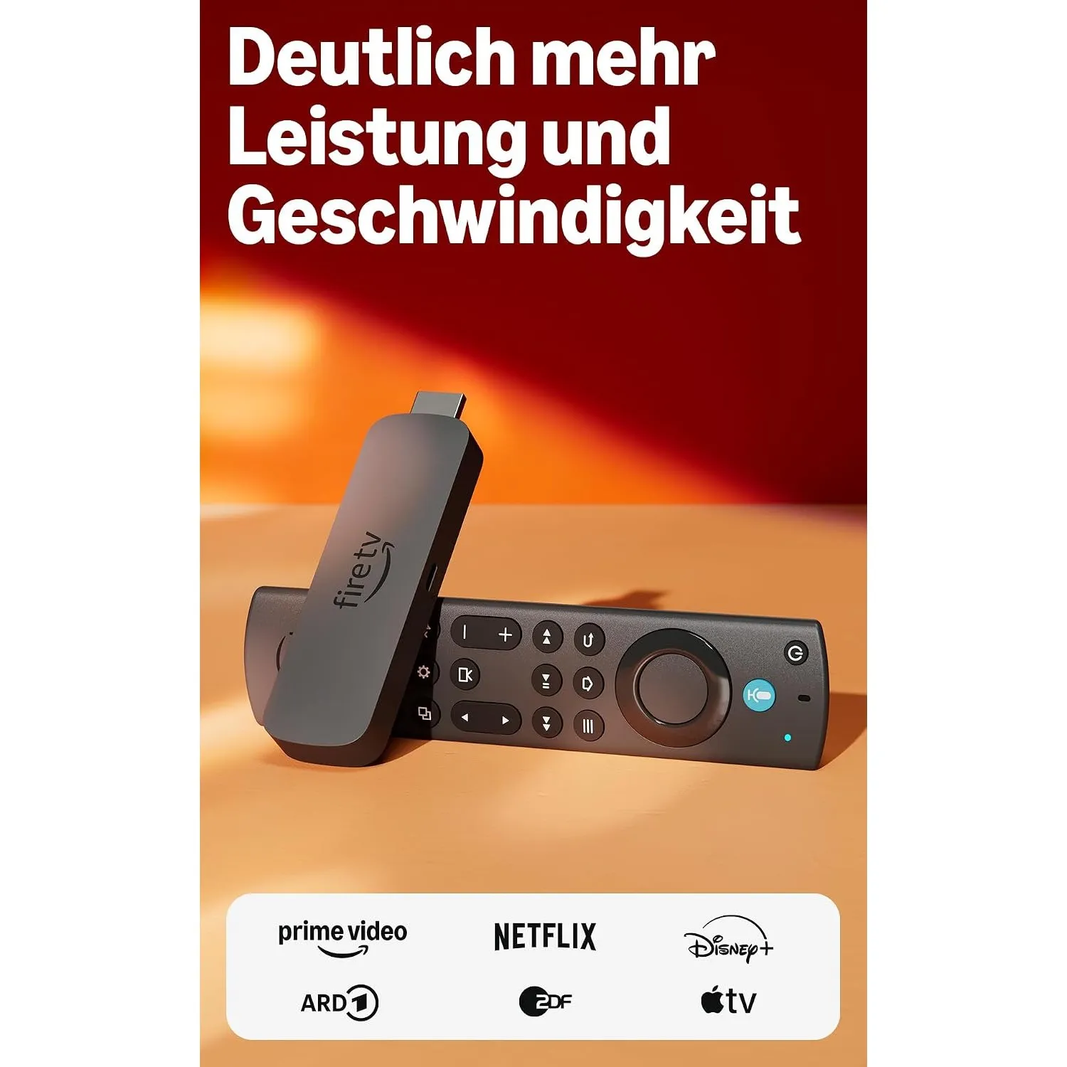 Amazon Fire TV Stick 4K Max (neueste generation), unterstützt Streaming über Wi-Fi 6E, Ambient-TV, finde Serien schnell…