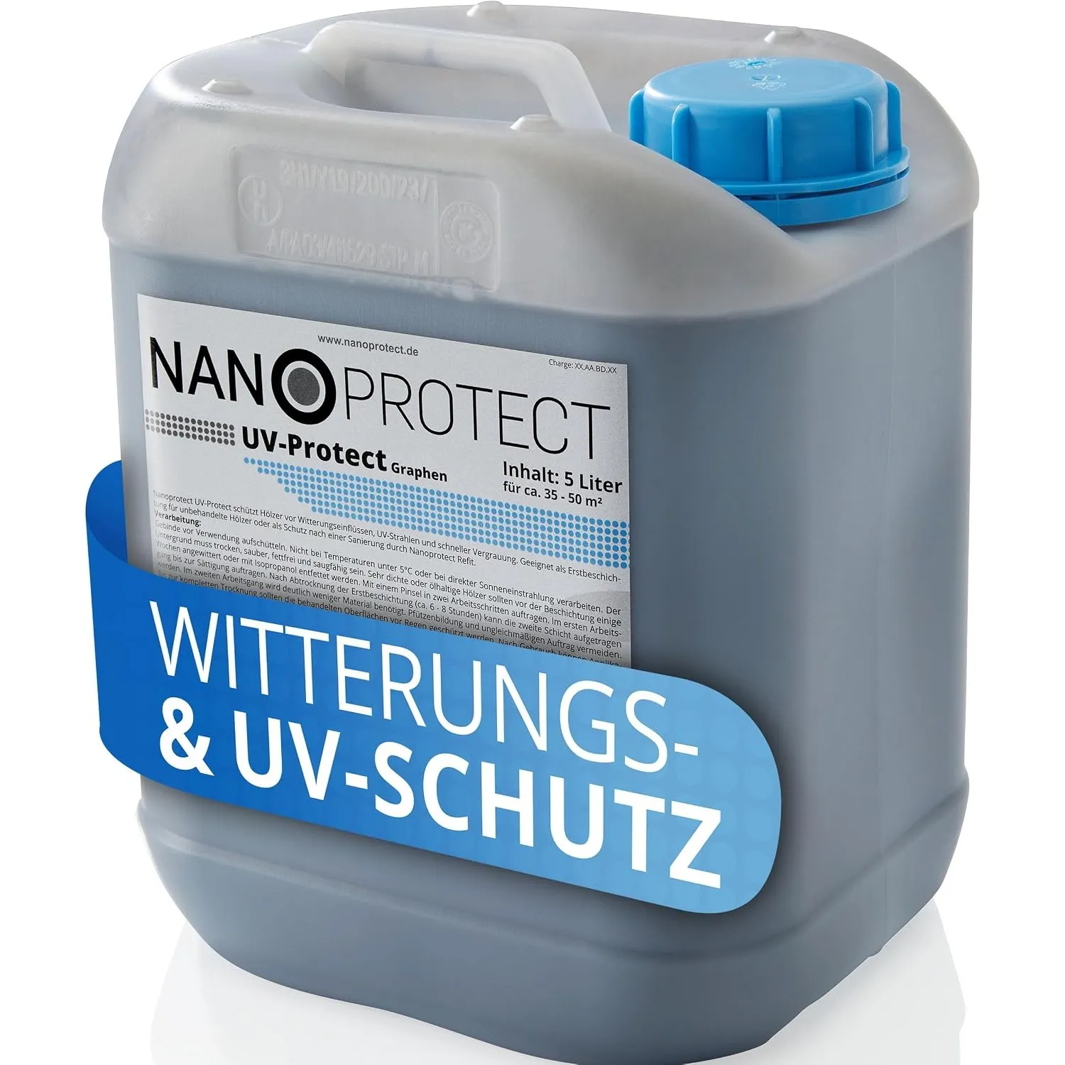 Nanoprotect UV-Protect | Holzöl | UV-Schutz | Witterungsschutz | Langzeitschutz gegen Vergrauung, Austrocknung und Riss…