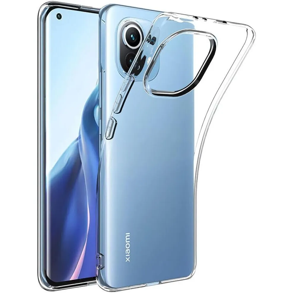 Oprimio Kristallklar Hülle für Xiaomi Mi 11 Lite [Silikon Hülle] [%100 Durchsichtig] [Deutsche Material] [Ultra Dünn] K…