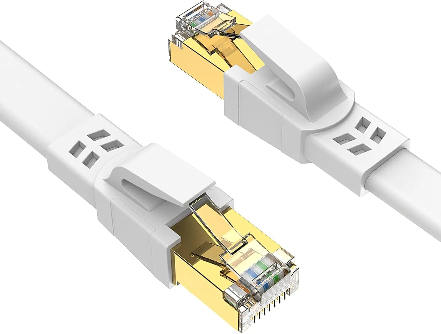 Ercielook 7,5m lan kabel CAT8 Hochgeschwindigkeits Netzwerkkabel für den Außen- und Innenbereich, 40 Gbit/s lankabelver…