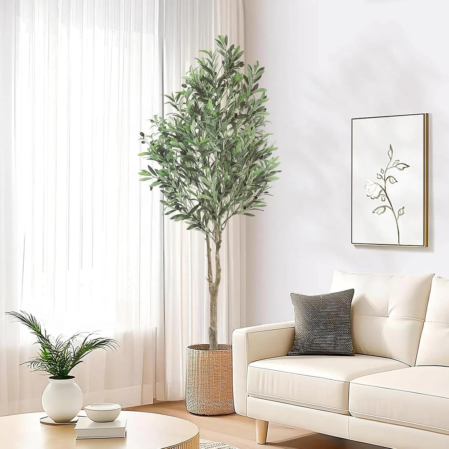 Olivenbaum Künstlich 180cm - Großer Olivenbaum Künstliche Pflanze