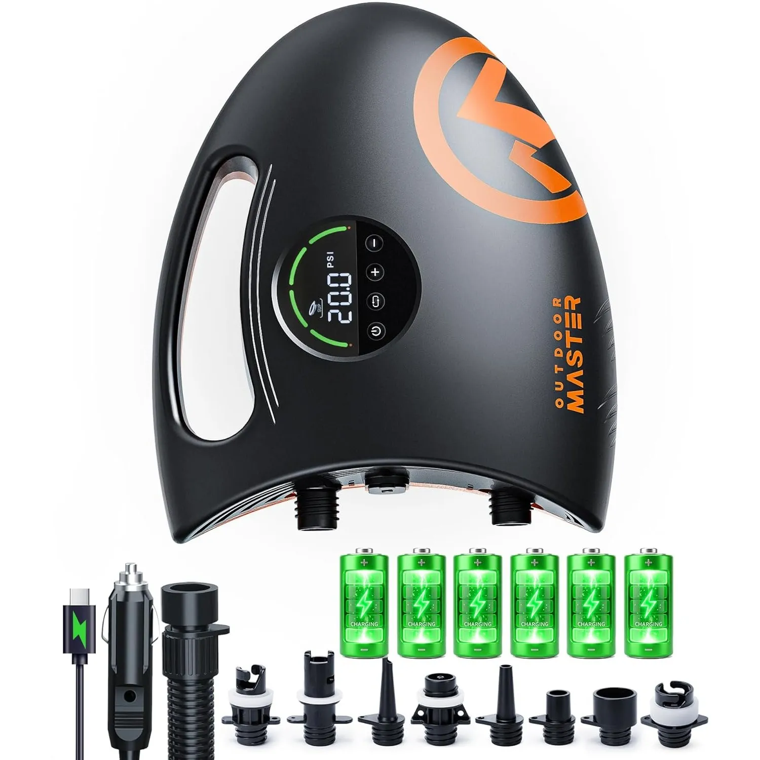 OutdoorMaster Shark 2S 88,8Wh Elektrische Sup Pumpe zum Auf- und Ablassen