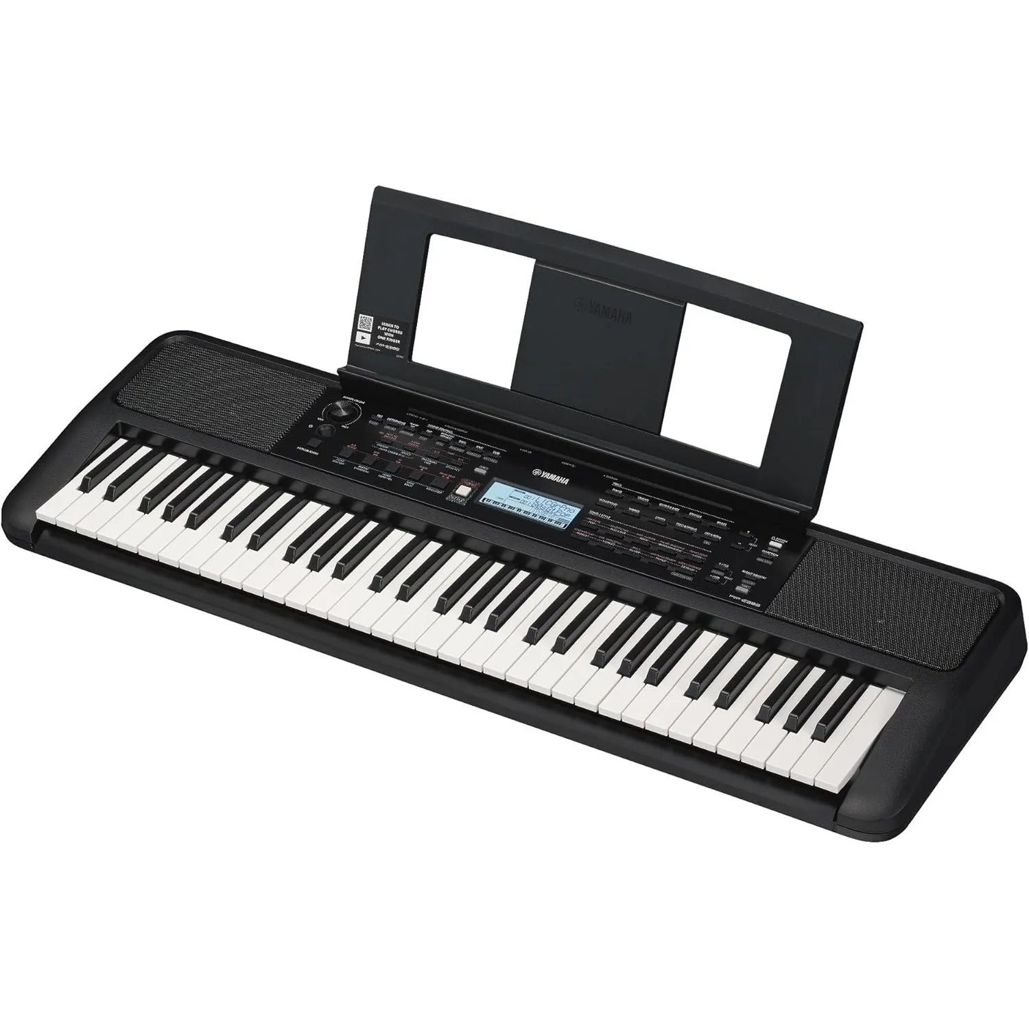 Yamaha PSR-E383 Tragbares Keyboard für Anfänger – 650 Instrumentenklänge und anschlagdynamische Tasten mit 48-stimmiger…