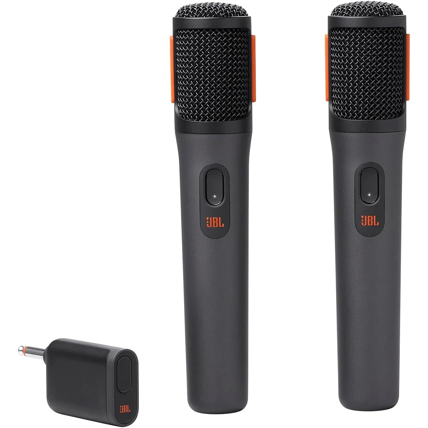 JBL PartyBox Wireless Mic – Set mit zwei digitalen kabellosen Mikrofonen und eingebautem Popfilter – Zubehör für die JB…