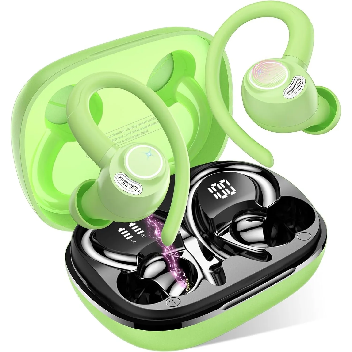 Bluetooth Kopfhörer Sport, In Ear Kopfhörer Kabellos Bluetooth 5.4, Laufen