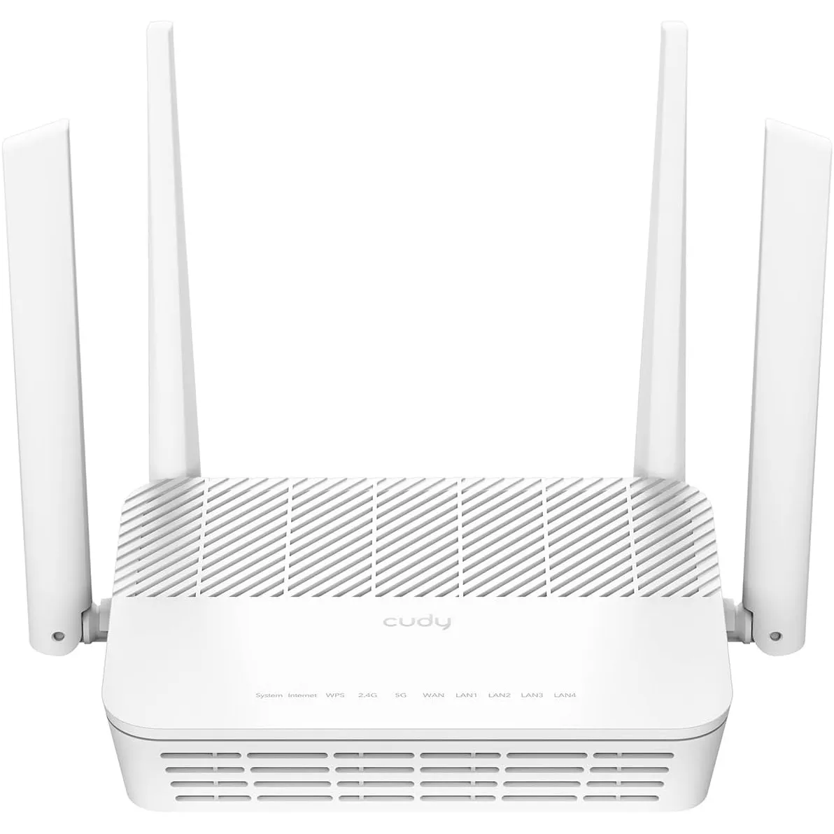 Cudy AX3000 Dualband-WLAN-6-Router, 4X GbE, VPN Full, OpenWRT, WR3000S | Fünf Gigabit-Anschlüsse mit Stil: Umfassende k…