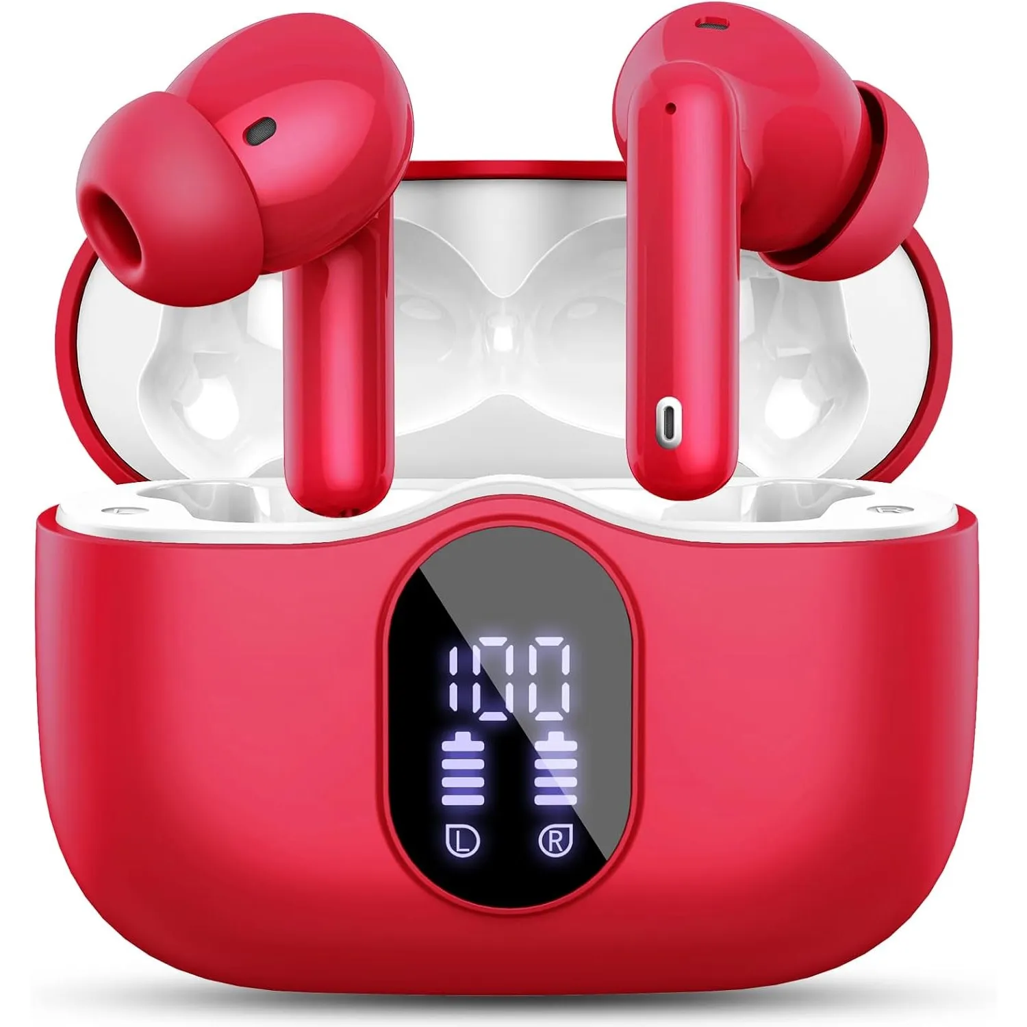 Kopfhörer Kabellos Bluetooth, Bluetooth 5.4 Kopfhörer, Tiefer Bass Ohrhörer